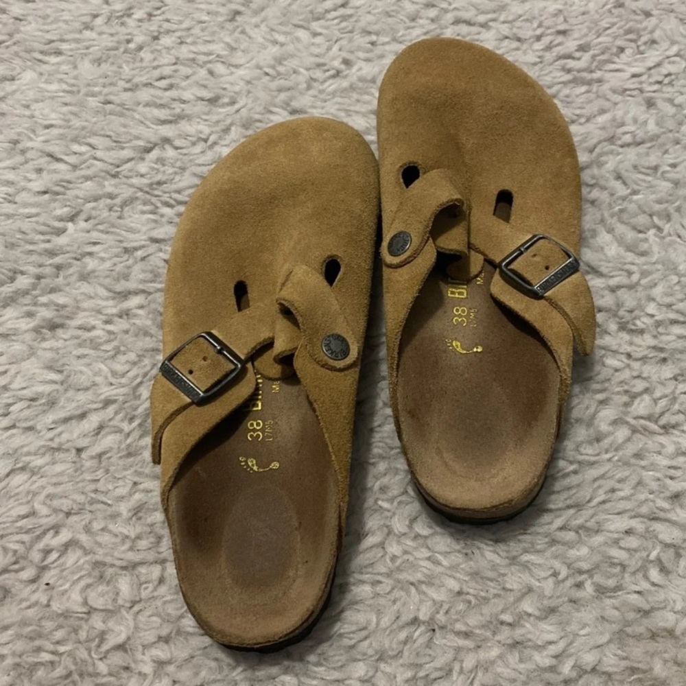 Birkenstock Suede Leather Clogs